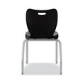 Office Desks & Workstations | HON HSS4L-18B.E.ON.PLAT 20 in. x 26 in. x 23 in. to 33 in. SmartLink Rectangle Student Desk with SmartLink Four-Leg Onyx Chair Bundle (2 Desks/Carton, 4 Chairs/Carton) image number 4