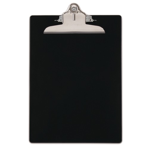 Customer Appreciation Sale - Save up to $60 off | Saunders 21603 1 in. Clip Capacity 8.5 in. x 11 in. Recycled Plastic Clipboard With Ruler Edge - Black image number 0
