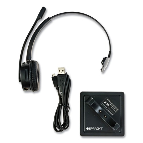 Office Jansan | Spracht HS2060 ZuM Maestro HS-2060 Monaural Over The Head Headset - Black image number 0