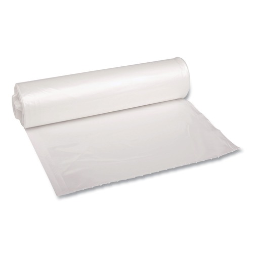 Trash Bags | Boardwalk BWK534 33 in. x 39 in. 1.4 mil 33 gal. Recycled Low-Density Polyethylene Can Liners - Clear (100/Carton) image number 0