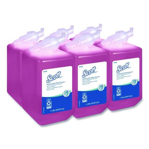 Cleaning & Janitorial Supplies | Scott 91556 Essential 1000 mL Skin Cleanser Refill - Floral Scent (6/Carton) image number 0