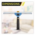 Cleaning Tools | Gritt Commercial GRI129 14 in. Wide Blade Swivel Window Squeegee with Quick Release image number 3