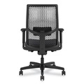 Office Furniture & Lighting | HON HONI2MRL2BS23TK Ignition 2.0 ReActiv 17.25 in. to 21.75 in. Seat Height Mid-Back Task Chair - Basalt Vinyl Seat/Charcoal Back/Black Base image number 1