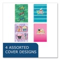 Notebooks & Pads | Roaring Spring 12511 7 in. x 5 in. 80-Sheets 1-Subject Medium/College Rule Lifenotes Wirebound Notebook - Assorted Cover Colors (24/Carton) image number 4