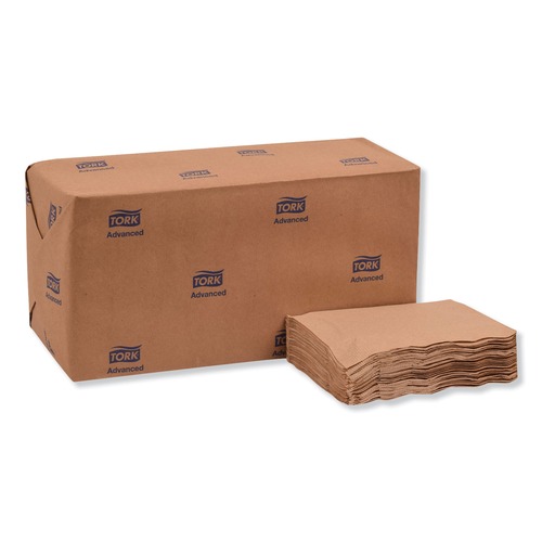 Paper Towels and Napkins | Tork D806E Advanced 1-Ply 12 in. x 17 in. Masterfold Dispenser Napkins - Natural (12 Packs/Carton, 500 Sheets/Pack) image number 0