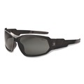 Safety Glasses | Ergodyne 56030 Skullerz Loki Nylon/Polycarb Safety Glasses/Goggles - Black Frame/Smoke Lens image number 0