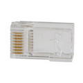 Electronics | Klein Tools VDV826-702 Pass-Thru RJ45 CAT5E Gold Plated Modular Data Plug (50-Pack) image number 3