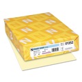 Office Jansan | Neenah Paper 01352 8.5 in. x 11 in. 24 lbs. Bond Weight CLASSIC CREST Stationery - Baronial Ivory (500/Ream) image number 0