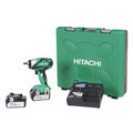 Impact Wrenches | Hitachi WR18DSDL 18V Cordless Lithium-Ion 1/2 in. Impact Wrench Kit image number 0