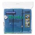  | WypAll 83620 15-3/4 in. x 15-3/4 in. Reusable Microfiber Cloths - Blue (6/Pack) image number 0