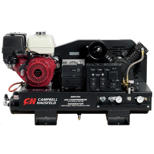 Air Compressors | Campbell Hausfeld GR2100 120V/240V 13 HP 10 Gallon 2-in-1 Air Compressor and Generator image number 0