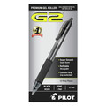 Office Jansan | Pilot 31020 G2 Premium Retractable 0.7 mm Gel Ink Pen - Fine, Black (Dozen) image number 1