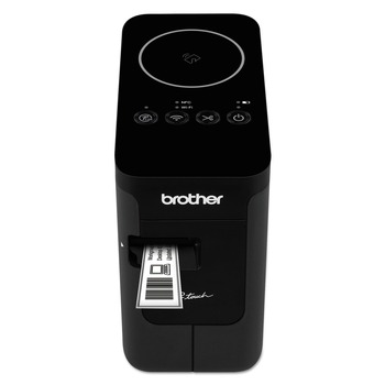 Brother P-Touch PT-P750W 6 in. x 3.12 in. x 5.62 in. 30 mm/s Print Speed Compact Label Maker with Wireless Enabled Printing