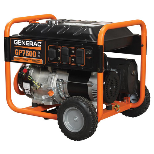 Portable Generators | Factory Reconditioned Generac 5942R GP7500 GP Series 7,500 Watt Portable Generator image number 0