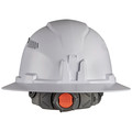 Hard Hats | Klein Tools 60407 Vented Full Brim Hard Hat with Light - White image number 4