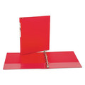 Office Jansan | Avery 03310 1 in. Capacity 11 x 8.5 Economy Non-View Binder with 3 Round Rings - Red image number 1