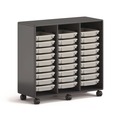 Office Furniture & Lighting | HON HEST3H3WS.C.N.S.S.NA.S.S Class-ifi 46.63 in. x 18.75 in. x 44.13 in. Three-Wide Tote Storage Cabinet - Charcoal Gray image number 2