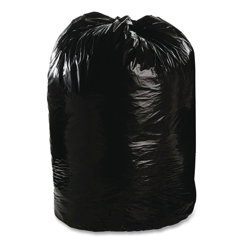 Trash Bags | Stout by Envision T5051B15 50 in. x 51 in. 65-Gallon 1.5 mil. Total Recycled Content Plastic Trash Bags - Black/Brown (100/Carton) image number 0
