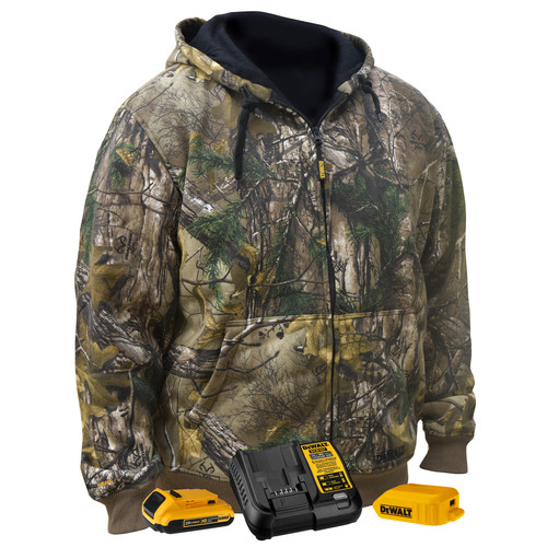 Heated Hoodies | Dewalt DCHJ074D1-3X 20V MAX Li-Ion Heated Hoodie Kit - 3XL image number 0