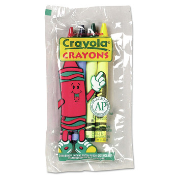 Crayola BSI 520083 Classic Color Cello Pack Party Favor Crayons (360/Carton)
