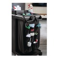 Utility Carts | Rubbermaid Commercial 2202582 19.8 in. x 1.5 in. x 27.5 in. Fabric 9-Pocket Cart Organizer - Black (6/Carton) image number 1