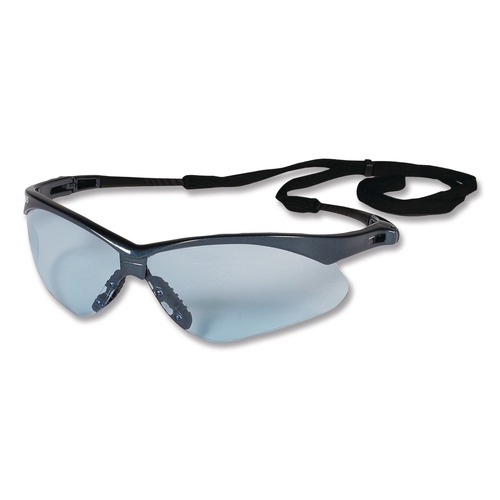 Safety Glasses | Ansell 19639 Nemesis Safety Glasses - Blue Half Frame/Light Blue Dual Lens (1/Box) image number 0