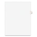 Bulk Savings Pricing 2 | Avery 11918 11 x 8.5 Avery Style Preprinted Legal Exhibit Side 10-Tab Index Dividers - White (25/Pack) image number 0