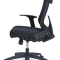  | Alera ALEEBK4217 EB-K Series 18.5 in. - 22.04 in. High Synchro Mid-Back Flip-Arm Mesh Chair - Black image number 5