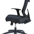  | Alera ALEEBK4217 18.5 in. to 22.04 in. Seat Height EB-K Series Synchro Mid-Back Flip-Arm Mesh Chair Supports Up to 275 lbs. - Black image number 5