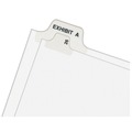  | Avery 01401 Avery Style Legal 26-Tab Side Tab A Preprinted Exhibit 11 in. x 8.5 in. Index Dividers - White (25/Pack) image number 2