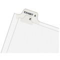Office Jansan | Avery 01401 Avery Style Legal 26-Tab Side Tab A Preprinted Exhibit 11 in. x 8.5 in. Index Dividers - White (25/Pack) image number 2