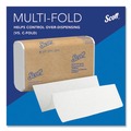 Cleaning & Janitorial Supplies | Scott 01840 9.2 in. x 9.4 in. 1-Ply Essential Multi-Fold Towels with Absorbency Pockets - White (4000/Carton) image number 8
