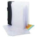 Nothing Over $99 Sale! | Innovera IVR39300 3-Ring CD/DVD Refillable Binder Holds 90 Discs - Midnight Blue/Clear image number 1