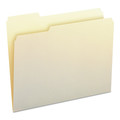Office Jansan | Smead 10331 Interior File Folders with 1/3-Cut Left Tabs - Letter, Manila (100/Box) image number 0