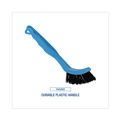 Cleaning Brushes | Boardwalk BWK9008 7/8 in. Trim Nylon Bristle 8-1/8 in. Handle Grout Brush image number 2