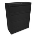  | HON H794.L.P 700 Series 42 in. x 18 in. x 52.5 in. Four-Drawer Lateral File - Black image number 2