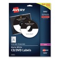 Office Jansan | Avery 05692 Laser CD Labels - Matte White (40/Pack) image number 0
