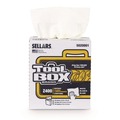 Cleaning & Disinfecting Wipes | Sellars 660708502000 1-Ply 8.5 x 16.5 Z400 Interfold Pop-Up Wipers - White (8/Carton) image number 0