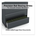 Office & Office Supplies | Alera 25507 42 in. x 18.63 in. x 40.25 in. 3 Legal/Letter/A4/A5 Size Lateral File Drawers - Charcoal image number 5
