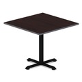 Office Desks & Workstations | Alera ALETTSQ36CM 35.38 in. x 35.38 in. Square Reversible Laminate Table Top - Medium Cherry/Mahogany image number 2