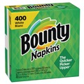 Tabletop and Serveware | Bounty 80335351 12.1 in. x 12 in. 2-Ply Quilted Napkins - White (4/Carton) image number 0