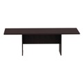  | Alera ALEVA719642ES 94.5 in. x 41.38 in. x 29.5 in. Valencia Series Rectangular Conference Table - Espresso image number 1