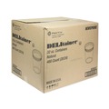Food Service | Pactiv Corp. SD5032Y Newspring DELItainer 32 oz. 4.55 in. x 4.55 in. x 5.55 in. Plastic Microwavable Container - Natural image number 1