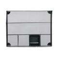 Office Jansan | Universal UNV20021 15 in. x 11.88 in. x 2.5 in. 6 Compartments Metal Mesh Drawer Organizer - Black image number 1