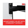 Office Jansan | 3M DH240MB 30 Sheet Capacity Adhesive Monitor Mount Swing Arm Plastic Copyholder - Black/Silver Clip image number 8