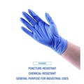 Disposable Gloves | Boardwalk 380LCTA 4 mil. Disposable General-Purpose Nitrile Gloves - Large, Blue (1000/Carton) image number 8