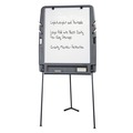 Office & Office Supplies | Iceberg 30227 35 in. x 30 in. Ingenuity Portable Flipchart Easel with Dry Erase Surface - White Surface/Charcoal Gray Frame image number 1