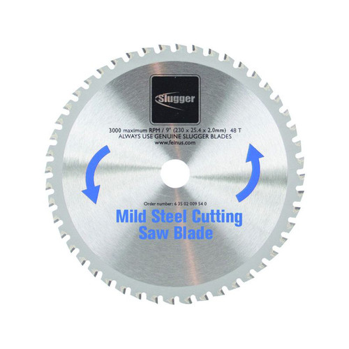 Circular Saw Accessories | Fein 63502009540 Slugger 9 in. Mild Steel Cutting Saw Blade image number 0
