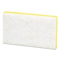 Sponges & Scrubbers | Scotch-Brite PROFESSIONAL 63 Light-Duty Scrubbing Sponge, #63, 3.6 X 6.1, 0.7-in Thick, Yellow/white, 20/carton image number 2