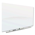 Office & Office Supplies | Iceberg 31140 48 in. x 36 in. Clarity Glass Dry Erase Board with Aluminum Trim - White Surface/Satin Aluminum Frame image number 4